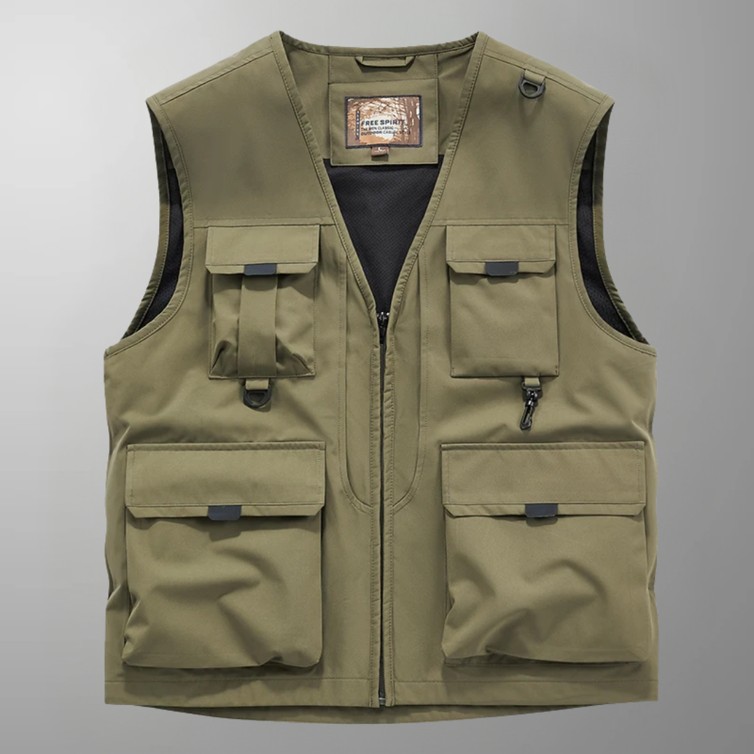 Lenoir™ | Gilet cargo élégant et décontracté