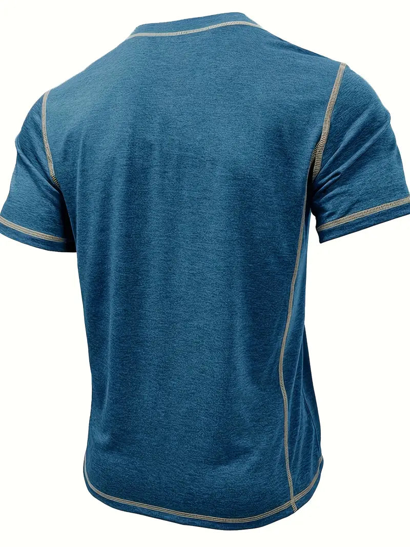 Lenoir™ | T-shirt à manches courtes boutonné