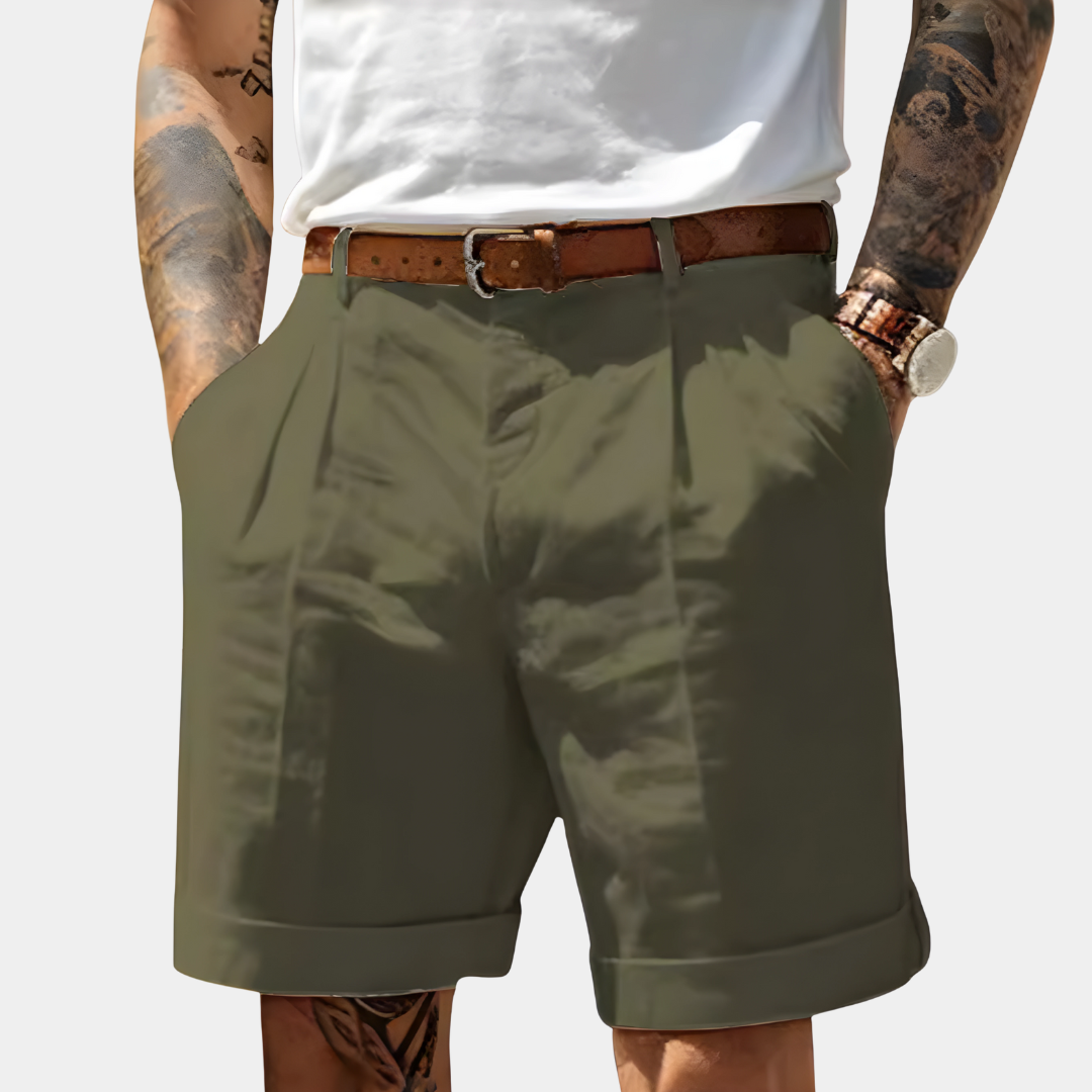 Lenoir™ | Bermudas élégants en coton respirant