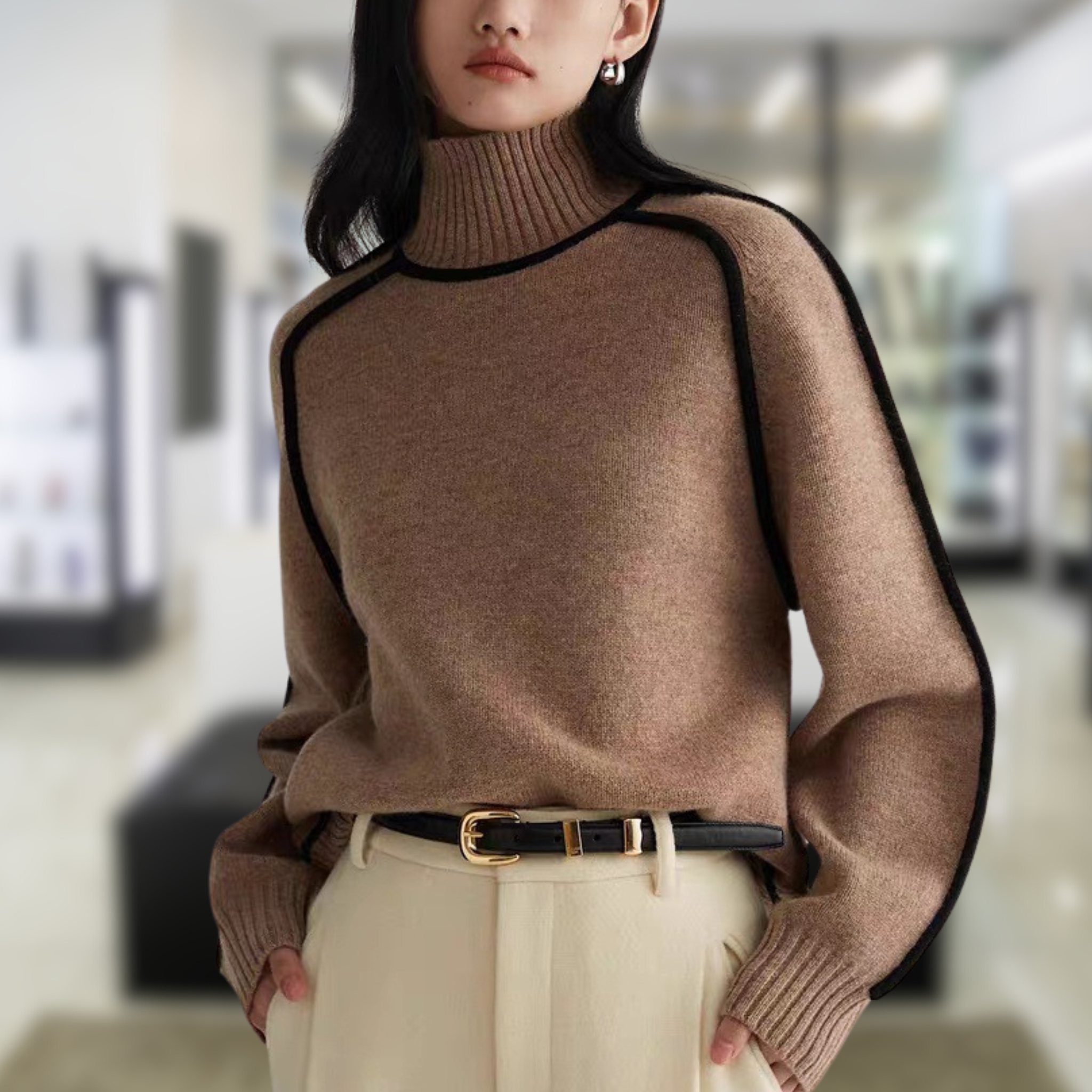 Lenoir™ | Pull à col roulé confortable