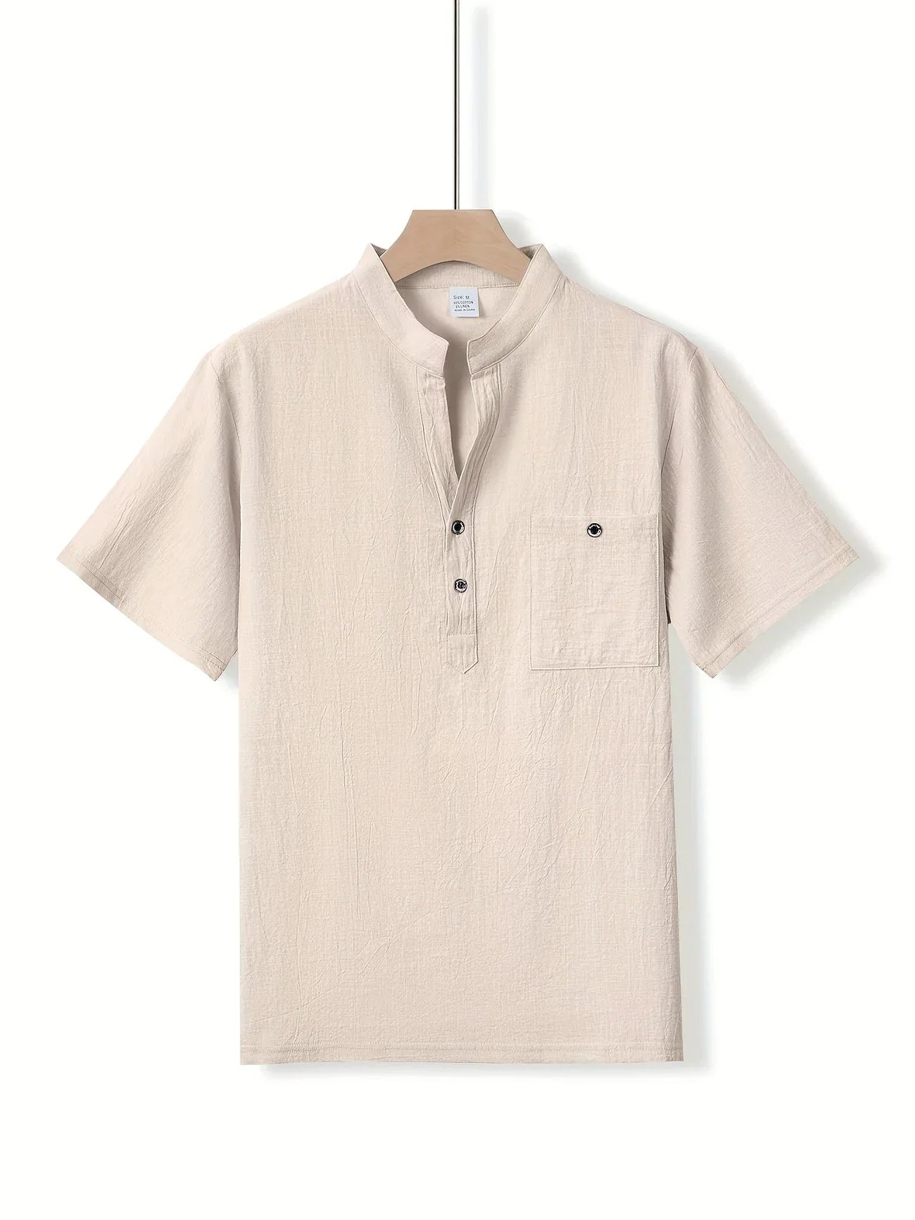 Lenoir™ | Chemise décontractée à manches courtes boutonnée