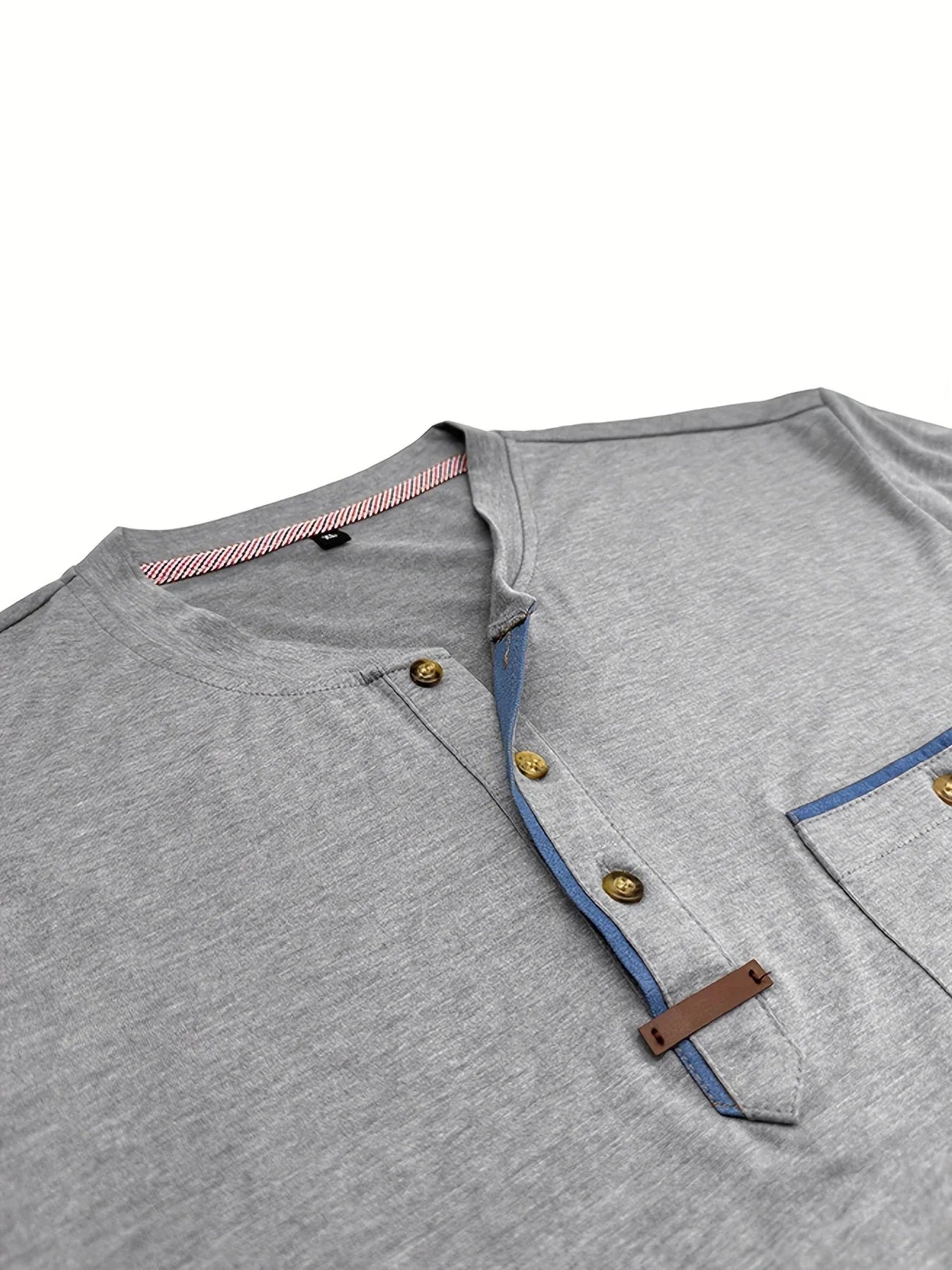 Lenoir™ | T-shirt col rond élégant avec poche