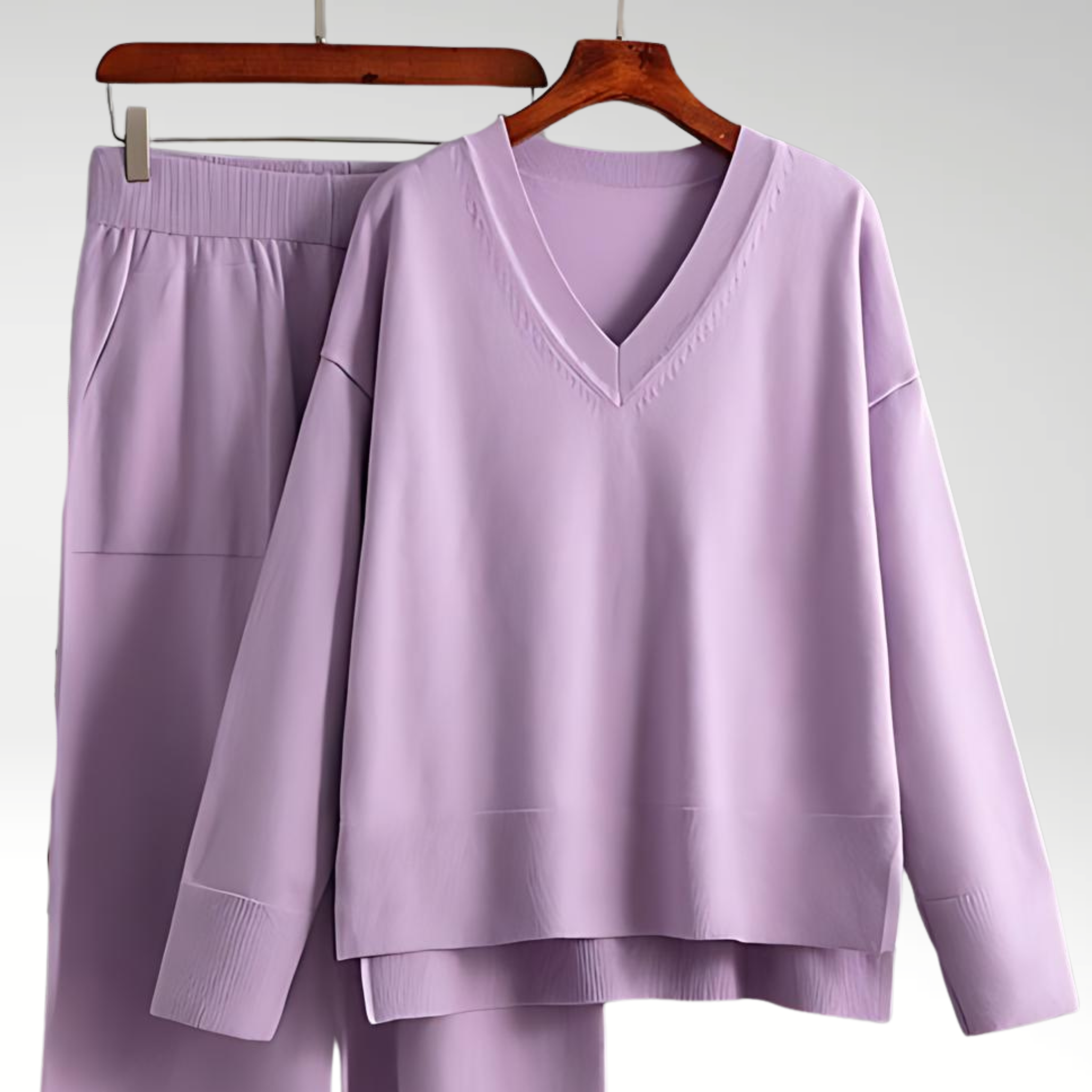 Lenoir™ | Luxe Ensemble deux pièces col V