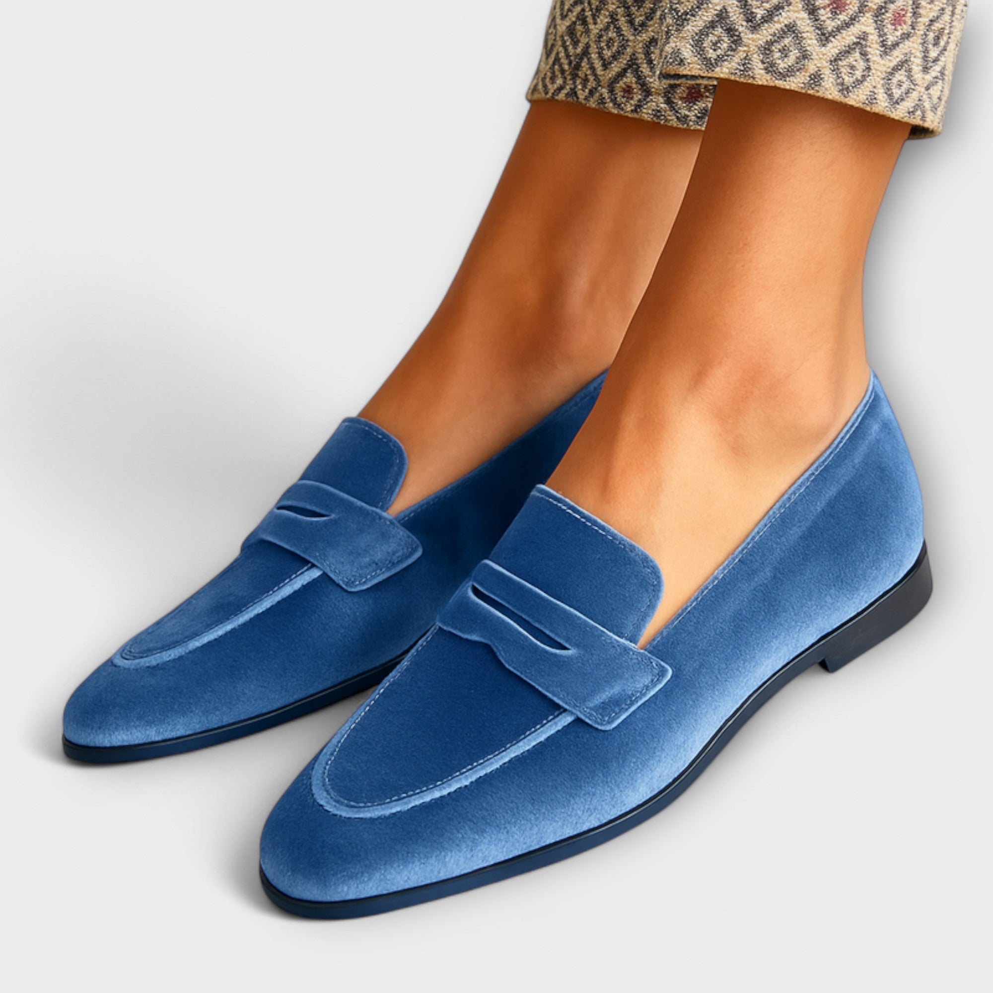 Lenoir™ | Mocassins en velours doux