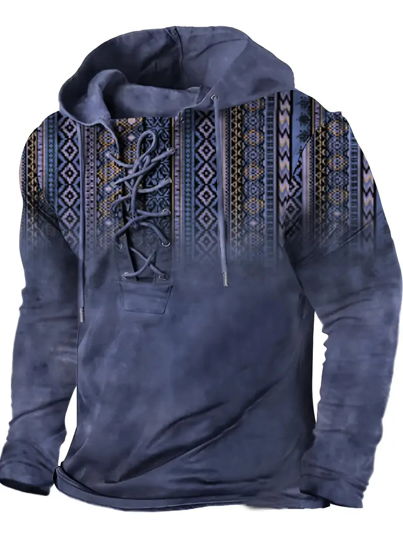 Lenoir™ | Sweat à capuche décontracté avec impression 3D