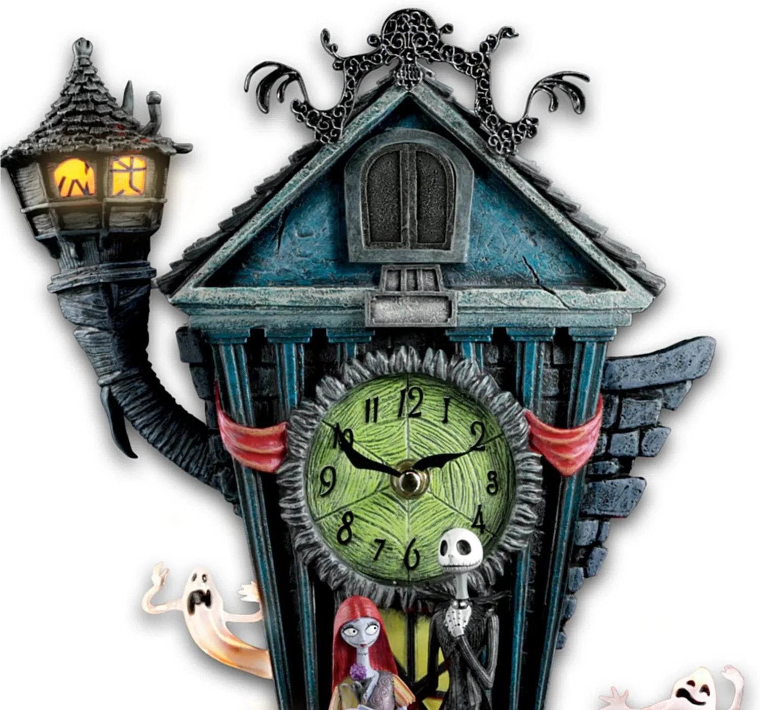 Lenoir™ | Horloge murale d’Halloween, L’Étrange Noël de monsieur Jack