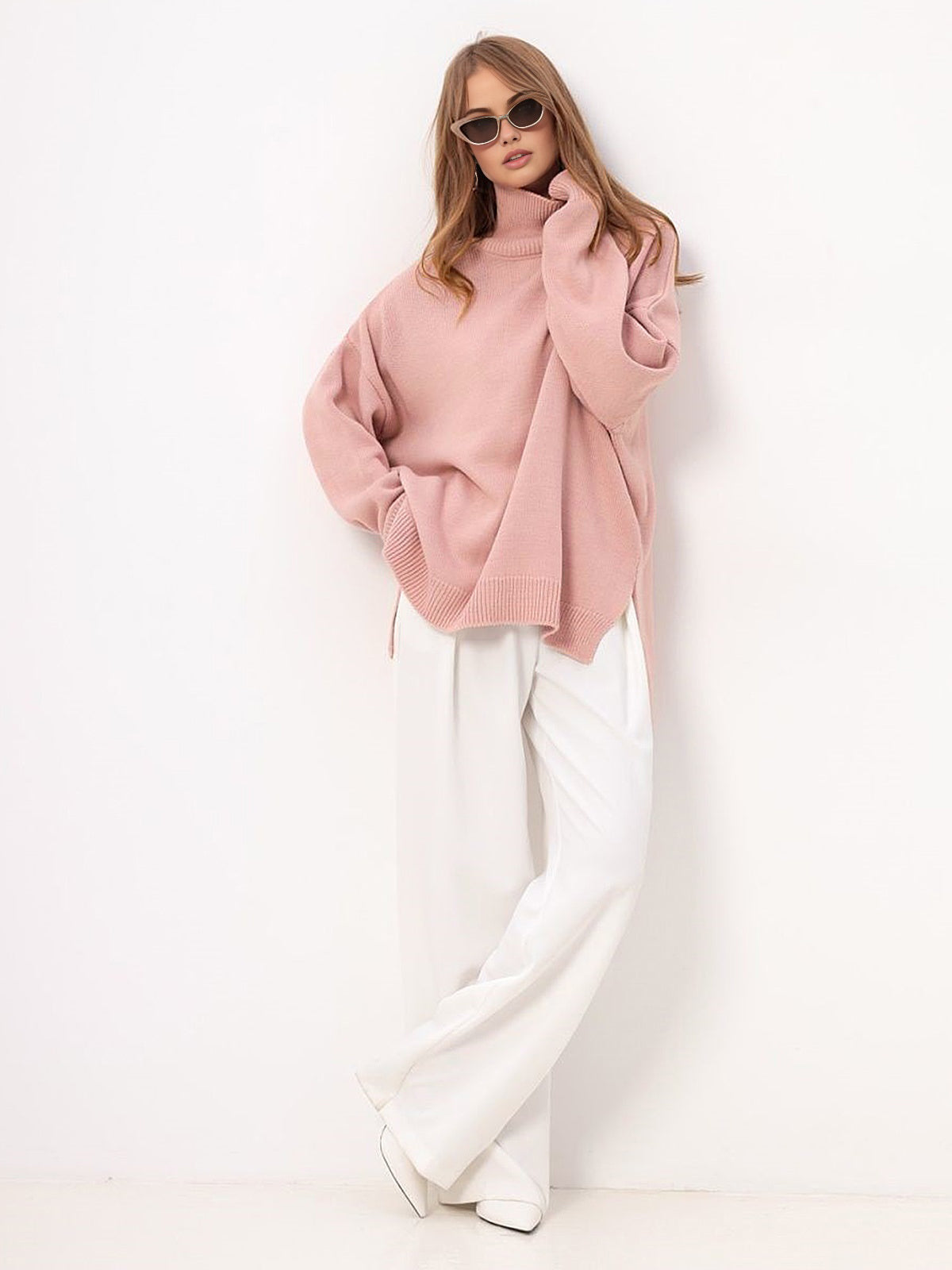 Lenoir™ | Pull avec fente surdimensionnée