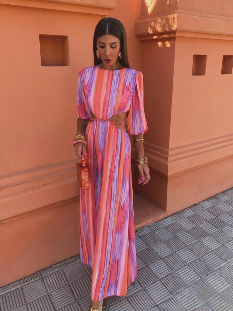 Lenoir™ | Robe élégante avec découpe