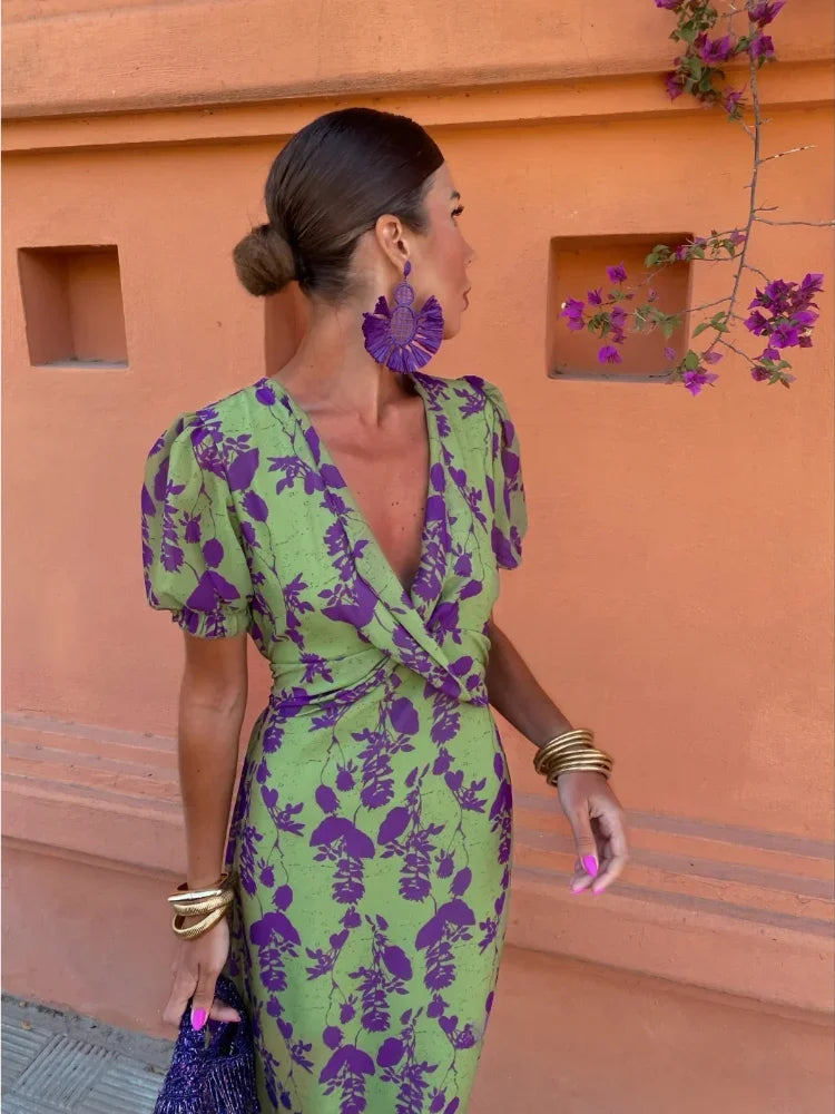 Lenoir™ | Robe élégante imprimée