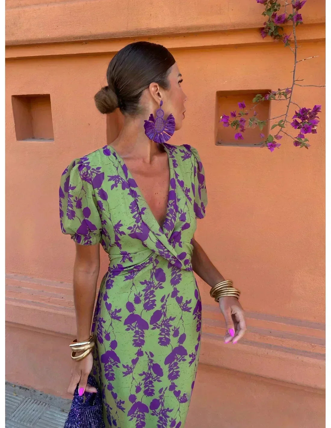 Lenoir™ | Robe élégante imprimée