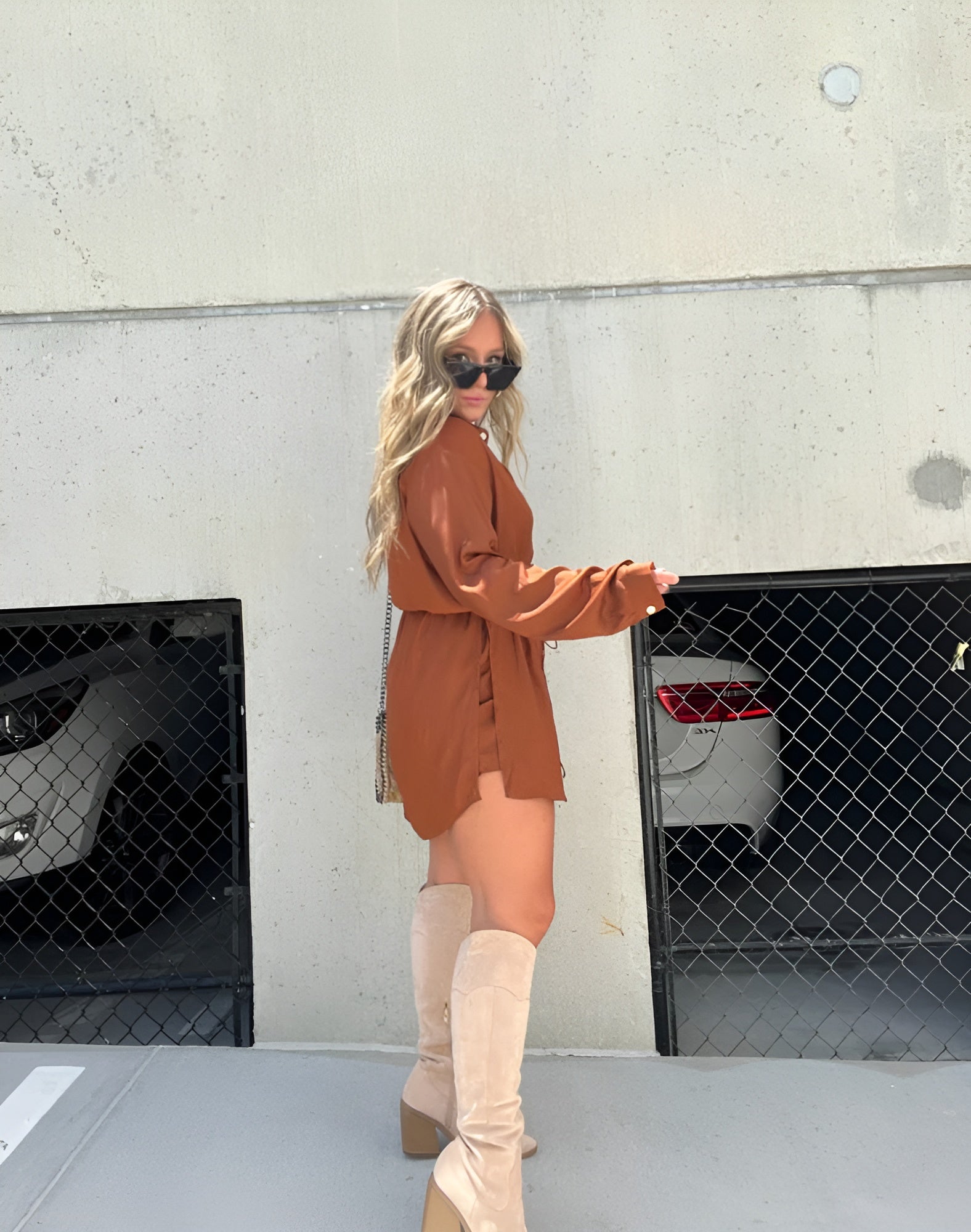 Lenoir™ | Robe combinaison satinée tendance