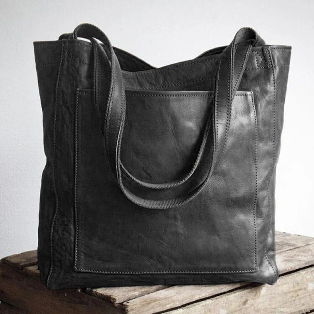 Marlène™ Élégant sac fourre-tout en cuir