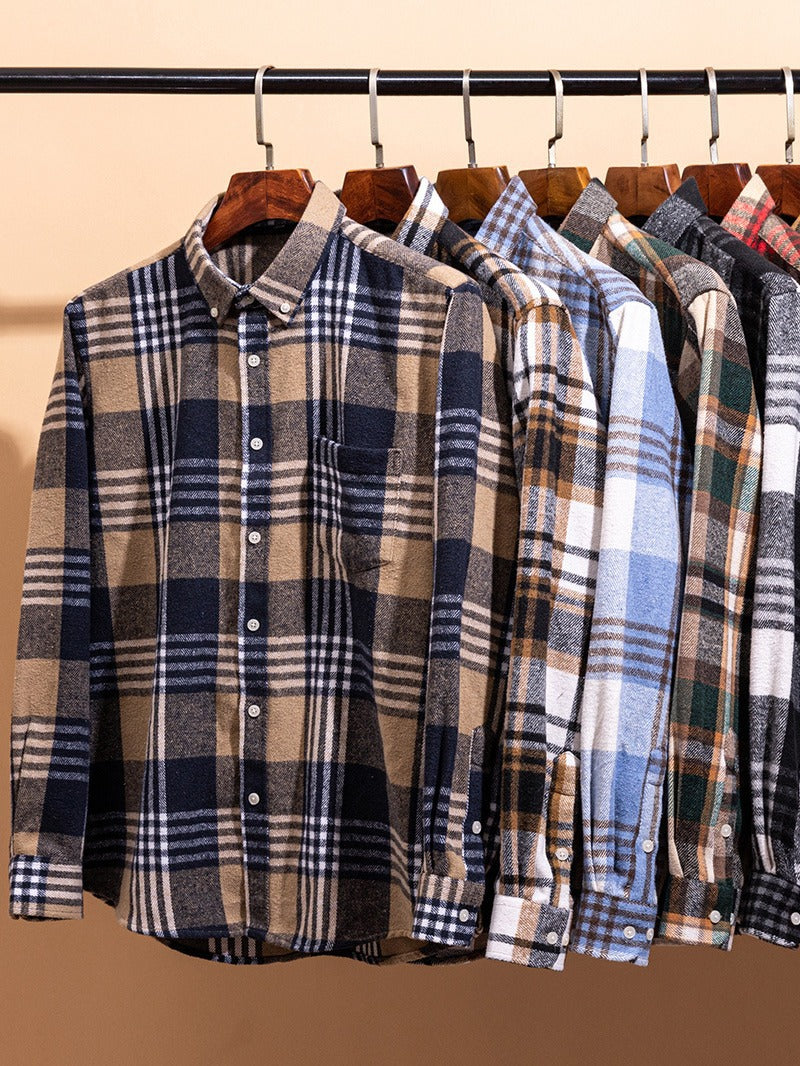 Lenoir™ | Chemise à carreaux en coton