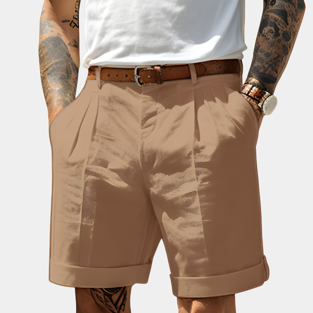 Lenoir™ | Bermudas élégants en coton respirant