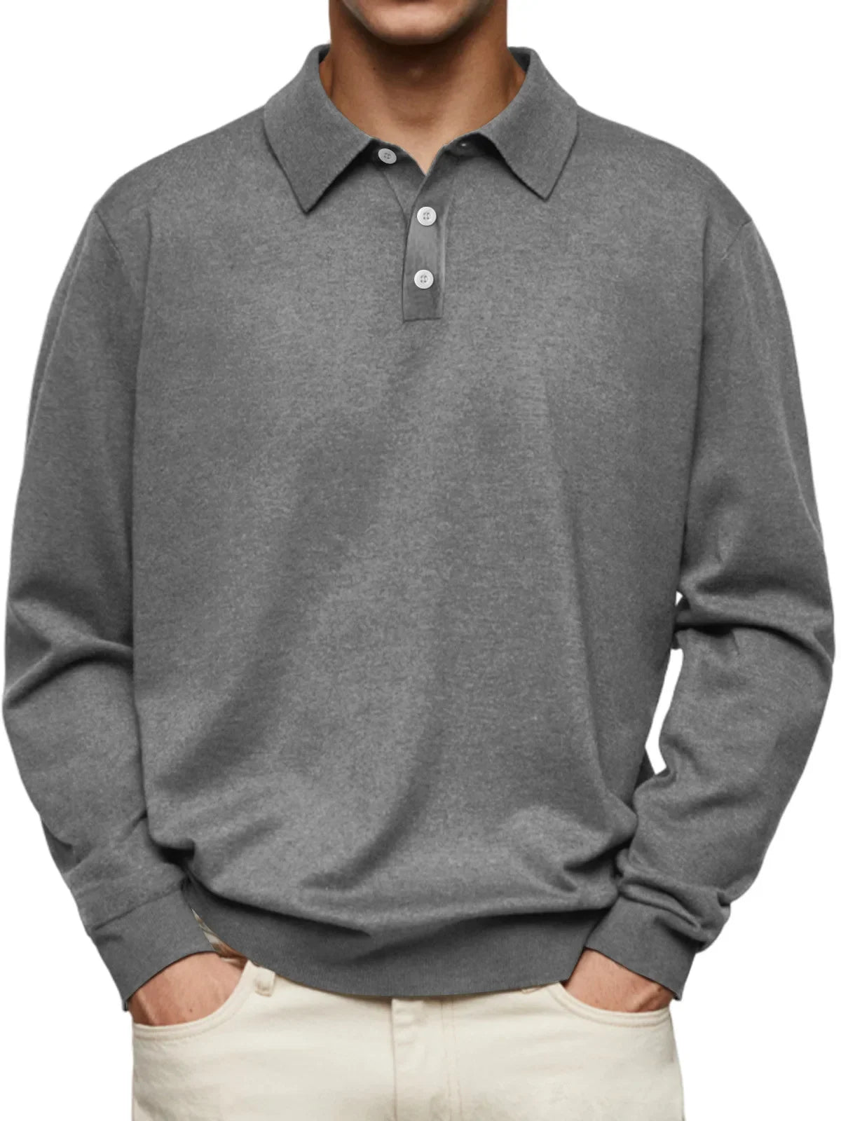 Lenoir™ | Polo manches longues décontracté