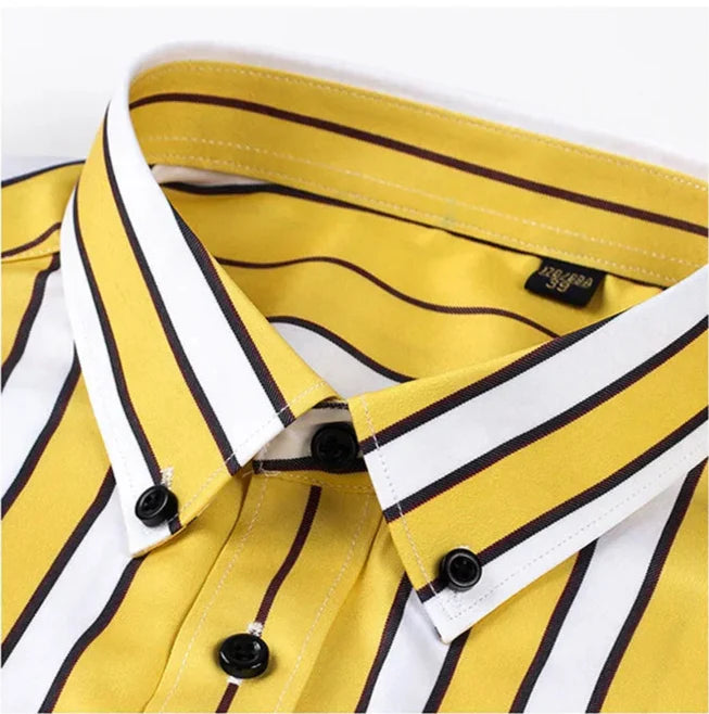 Lenoir™ | Chemise Casual Rayée pour Hommes