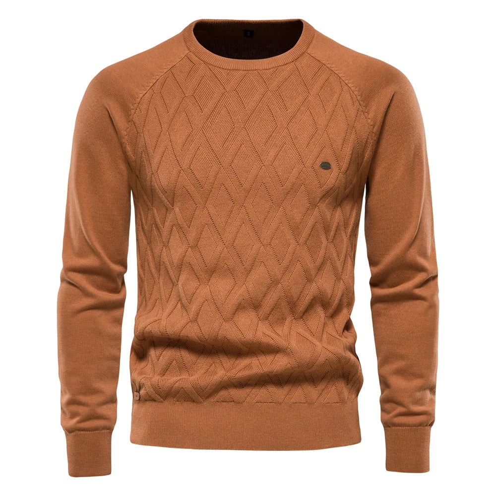 Lenoir™ | Pull pour hommes avec motif à carreaux