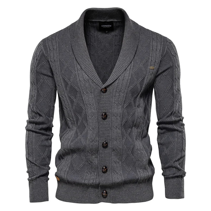Lenoir™ | Cardigan pour Hommes avec Fermeture à Boutons