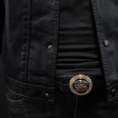 Lenoir™ | Veste de motard en cuir