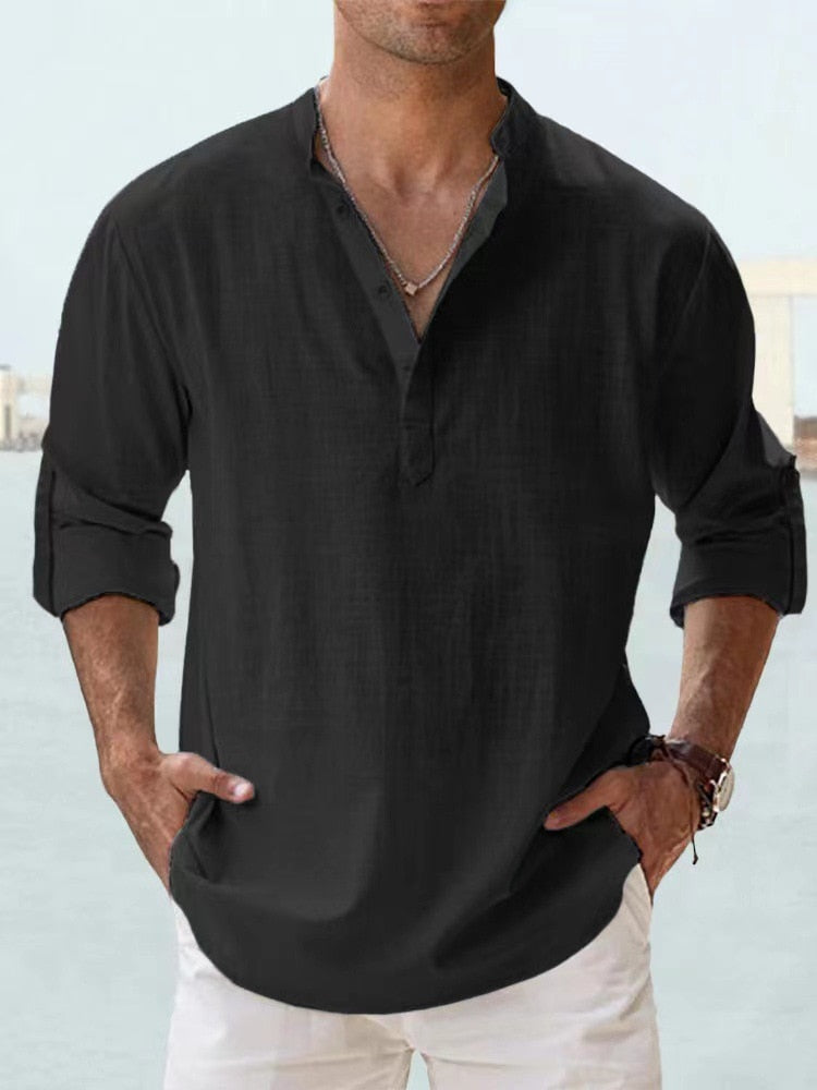 Lenoir™ | Chemise décontractée en lin