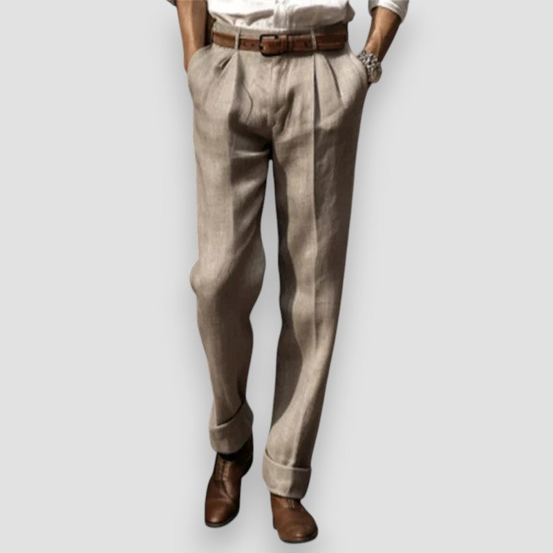 Lenoir™ | Pantalon classique en lin