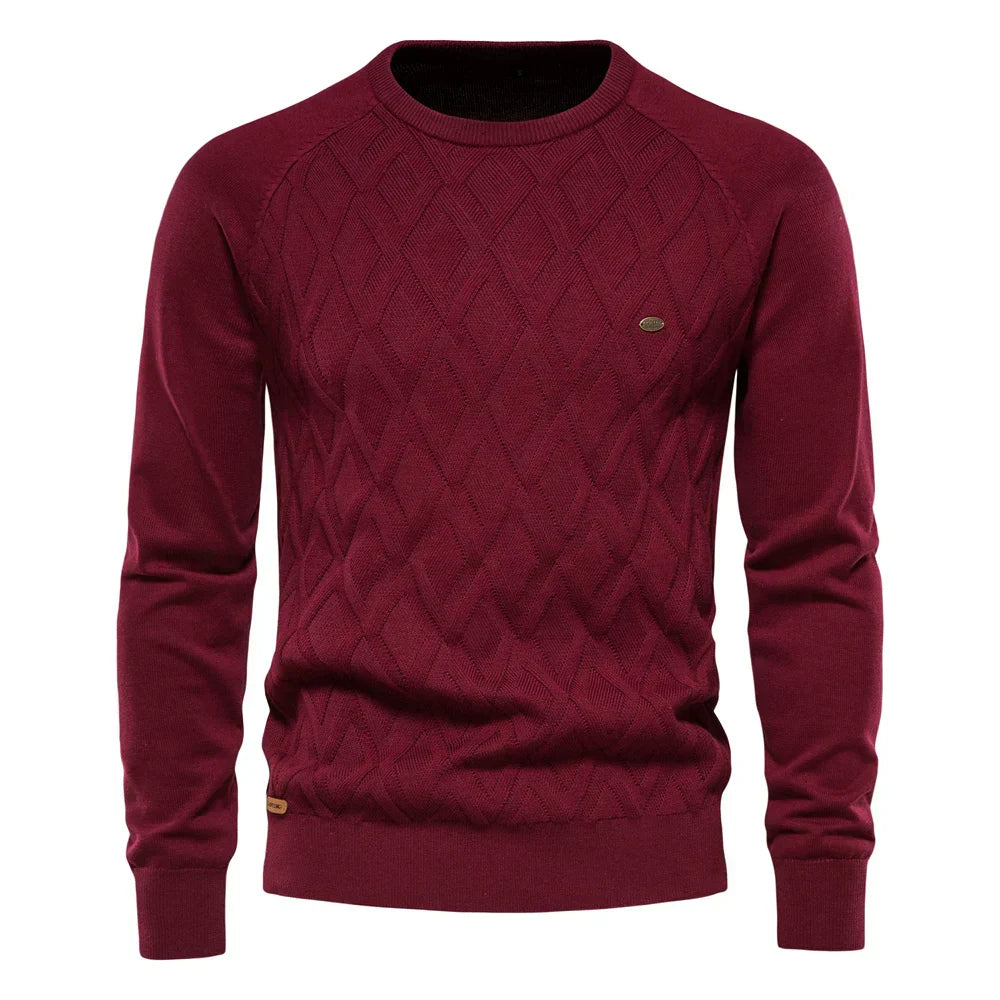 Lenoir™ | Pull pour hommes avec motif à carreaux