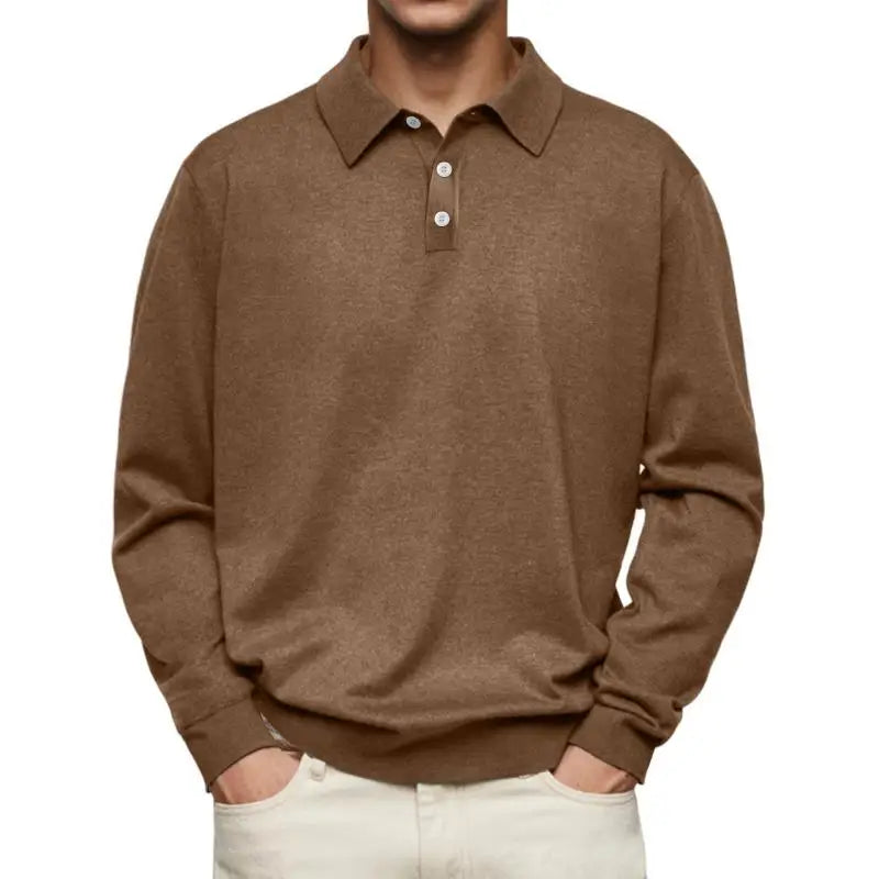 Lenoir™ | Polo manches longues décontracté