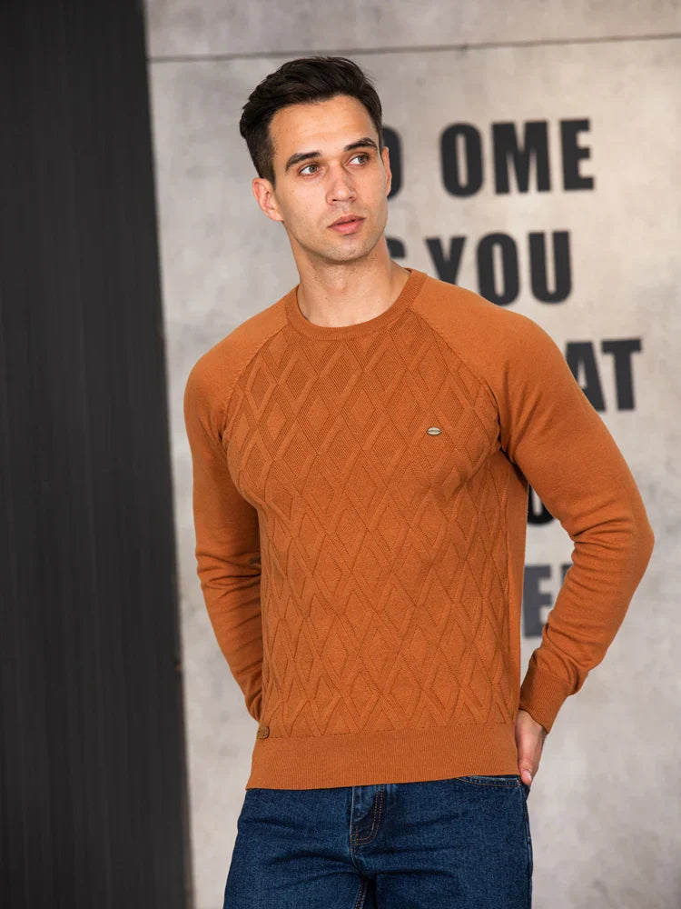 Lenoir™ | Pull pour hommes avec motif à carreaux