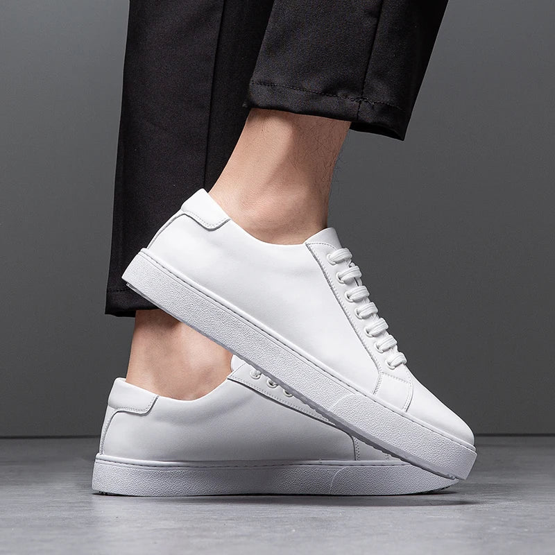 Lenoir™ | Baskets en cuir véritable