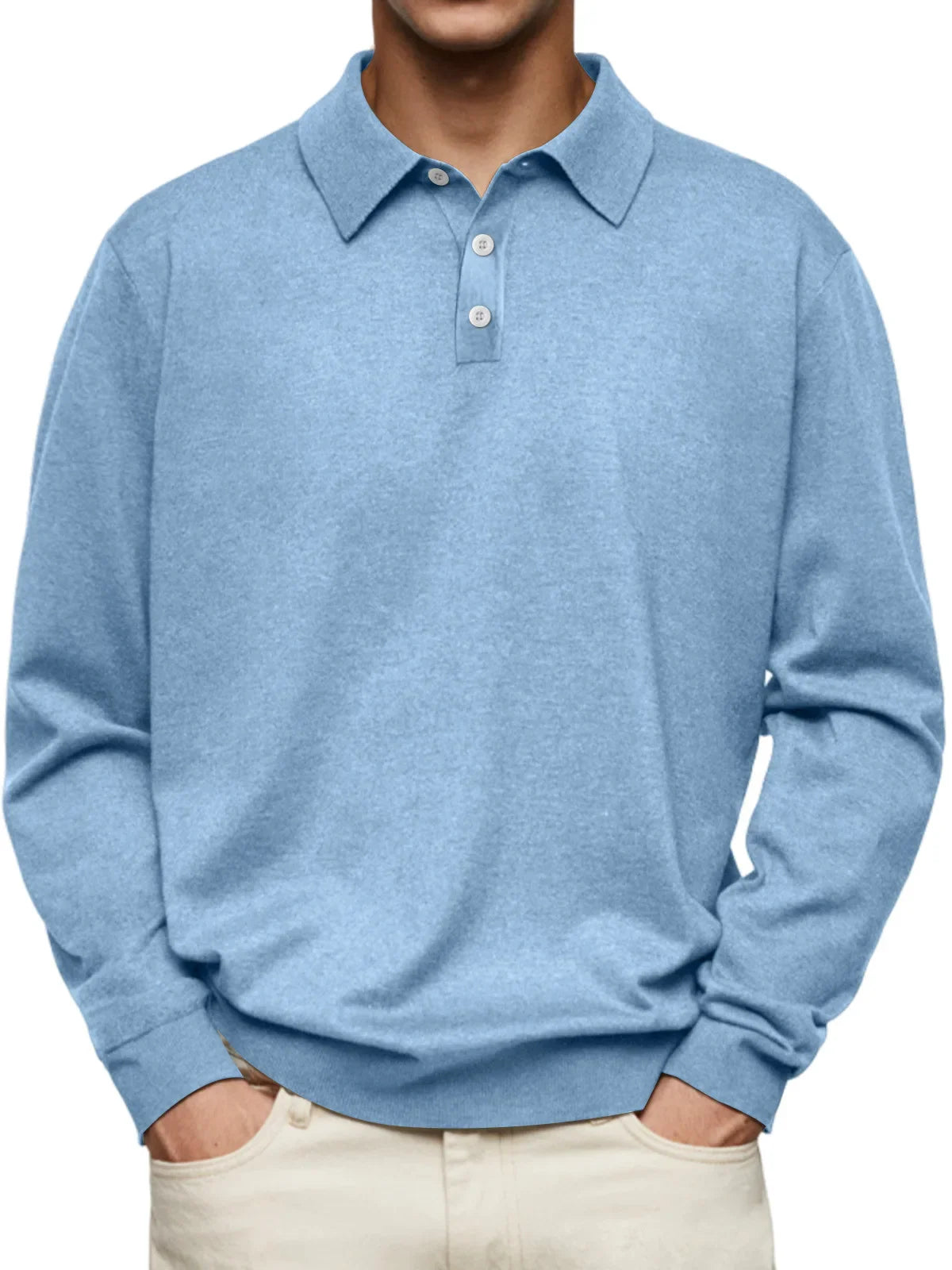 Lenoir™ | Polo manches longues décontracté