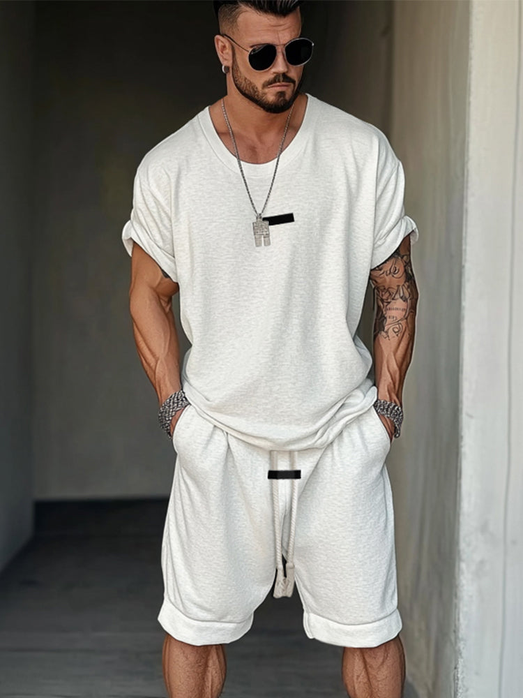 Lenoir™ | Ensemble t-shirt et short style athleisure Fusion