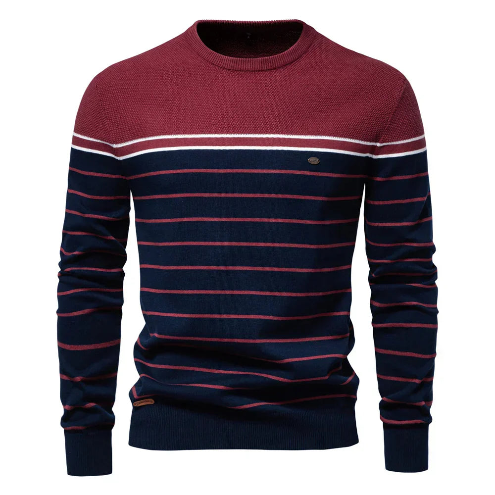 Lenoir™ | Pull pour homme avec motif rayé