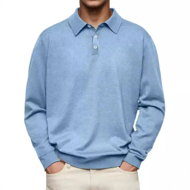 Lenoir™ | Polo manches longues décontracté