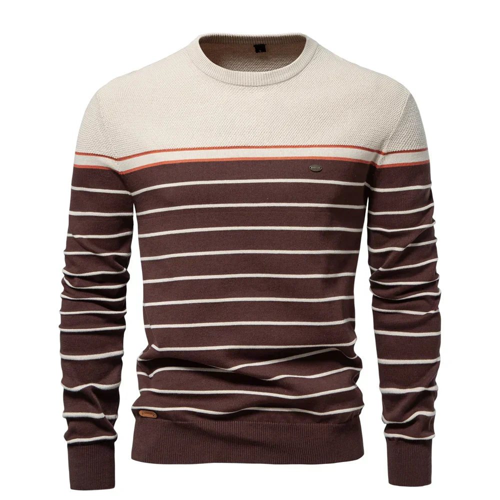Lenoir™ | Pull pour homme avec motif rayé