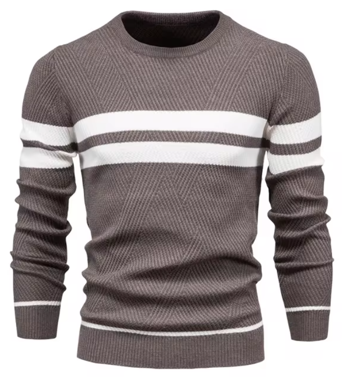 Lenoir™ | Pull élégant pour hommes avec motif en chevrons