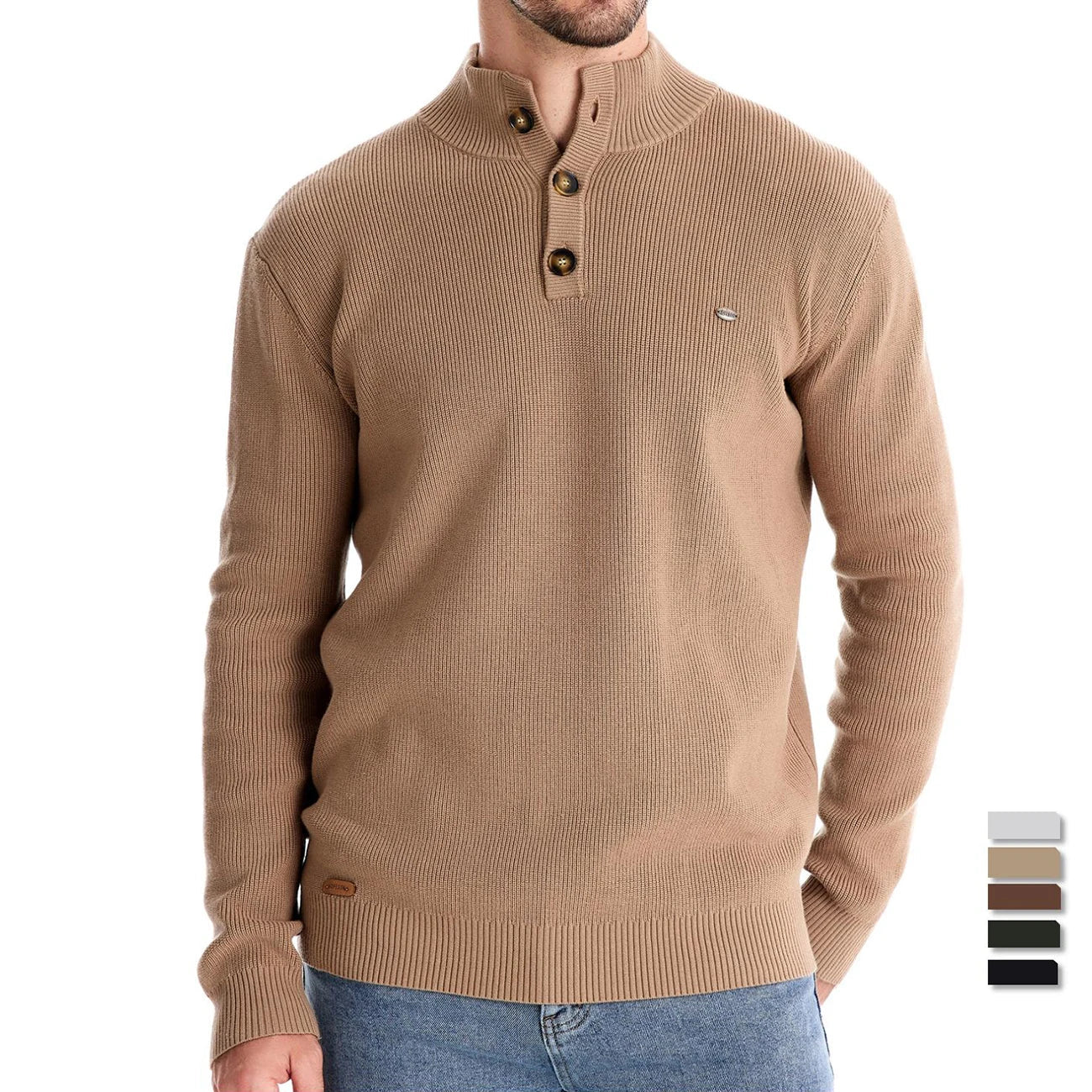 Lenoir™ | Pull pour hommes avec design à boutons