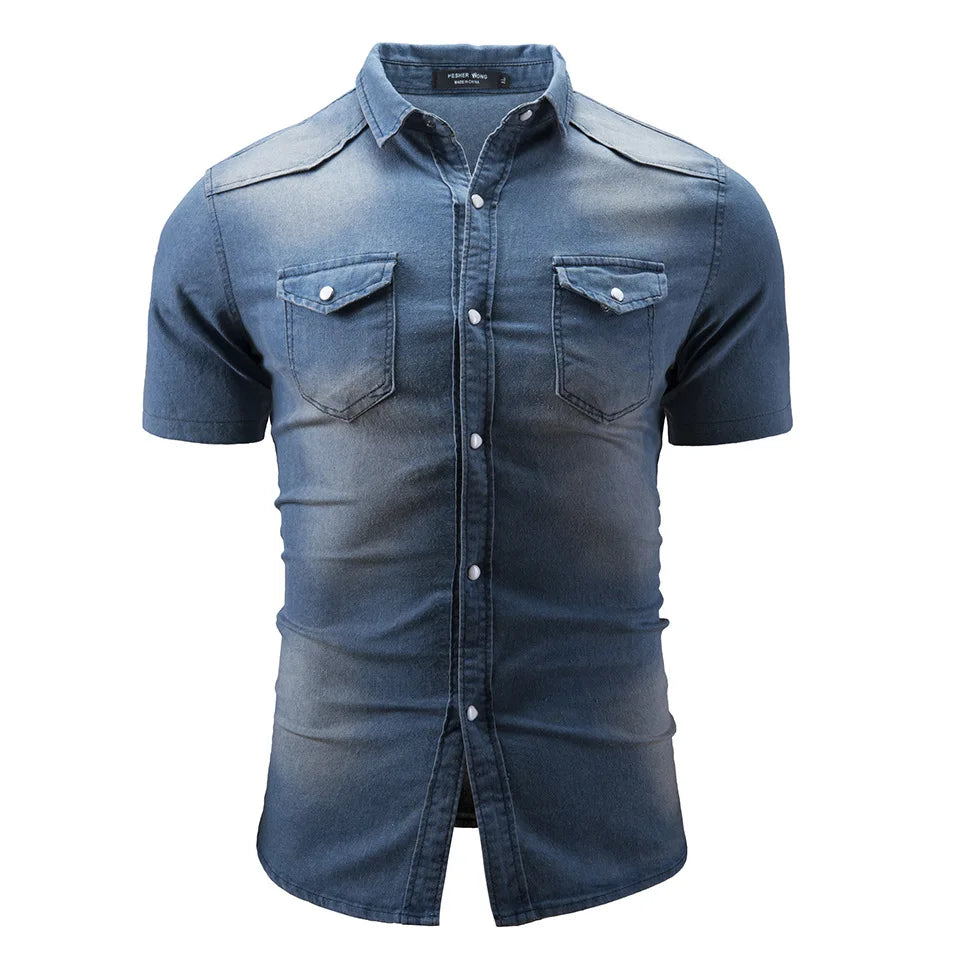 Lenoir™ | Chemise en denim à manches courtes