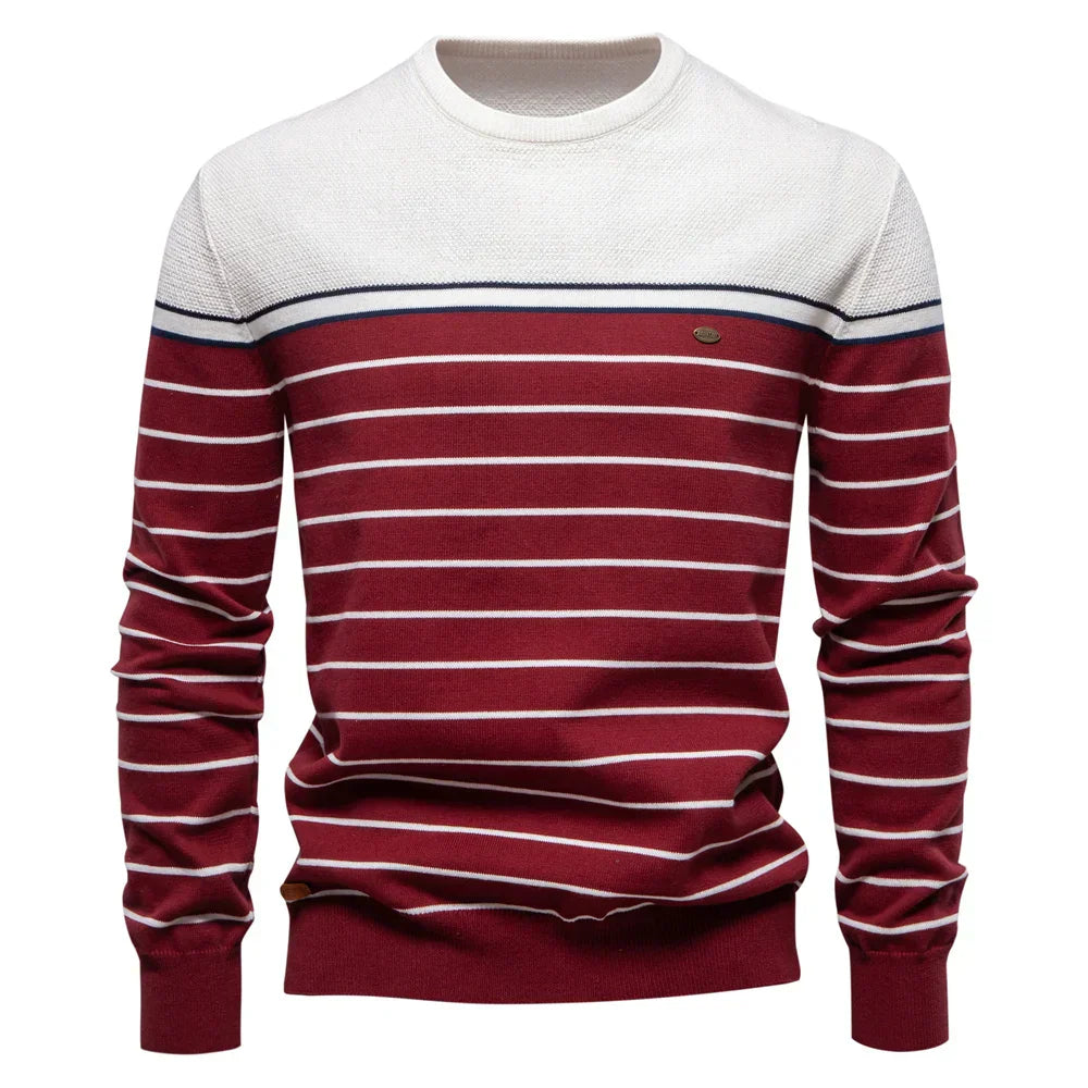 Lenoir™ | Pull pour homme avec motif rayé
