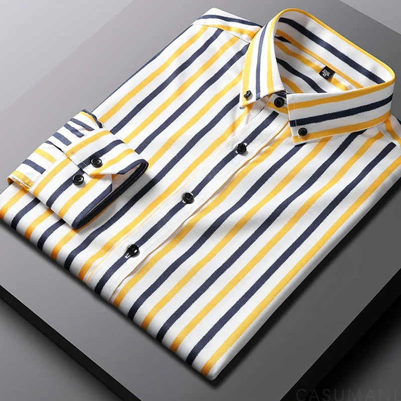 Lenoir™ | Chemise Casual Rayée pour Hommes