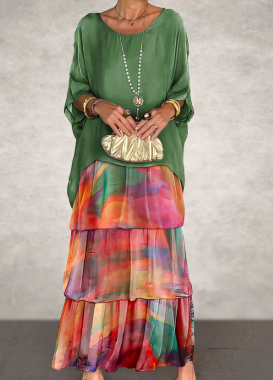 Lenoir™ | Robe longue et fluide avec style