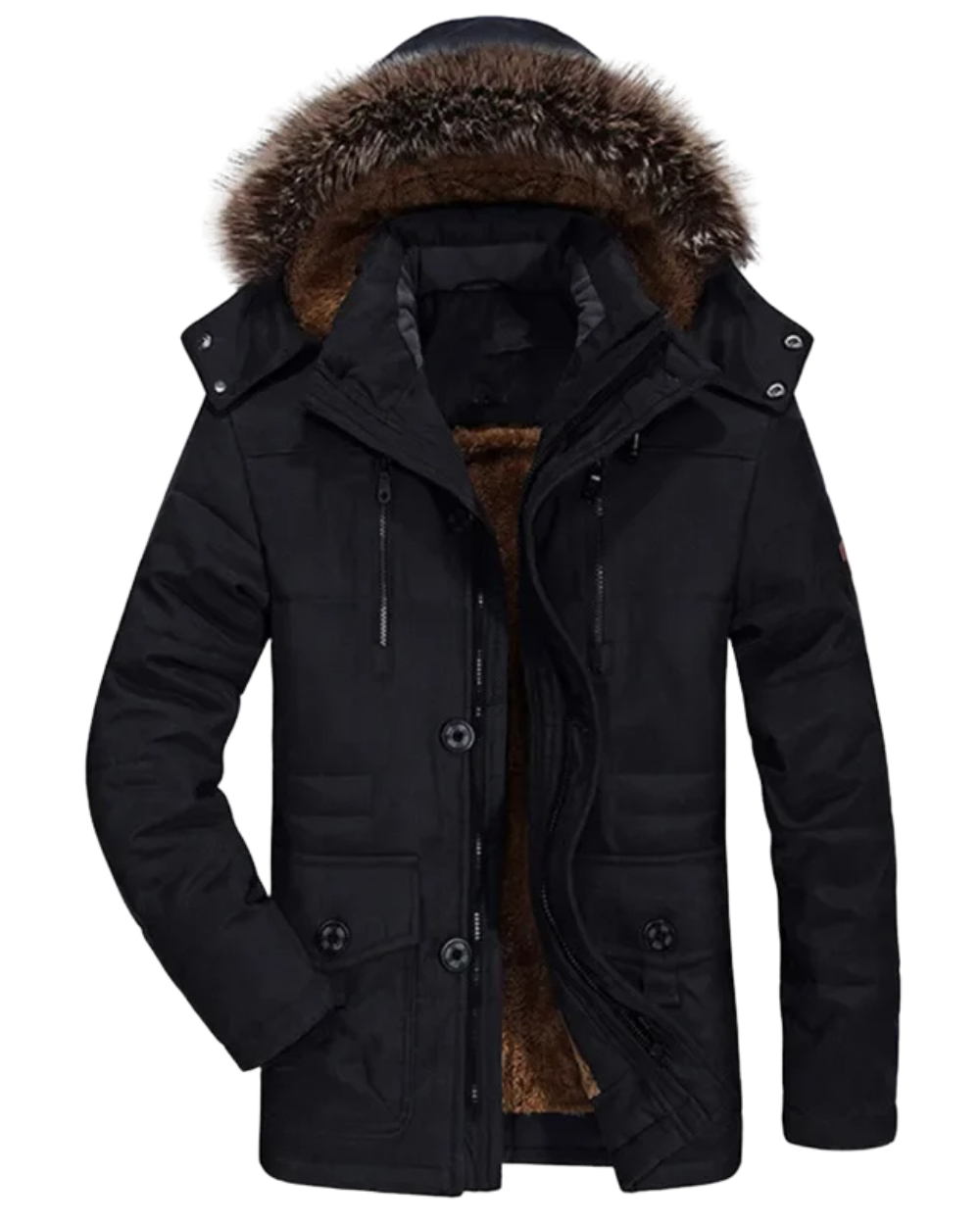 Lenoir™ | Veste d'hiver en coton avec capuche