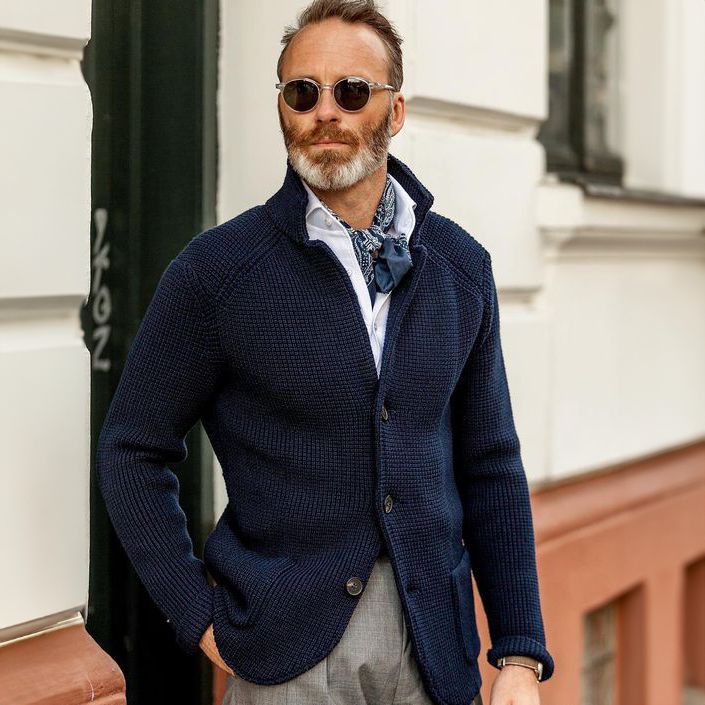 Lenoir™ | Cardigan en maille intemporel