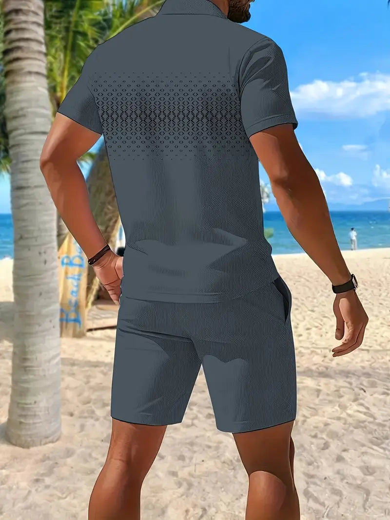 Lenoir™ | Ensemble d’été deux pièces à manches courtes