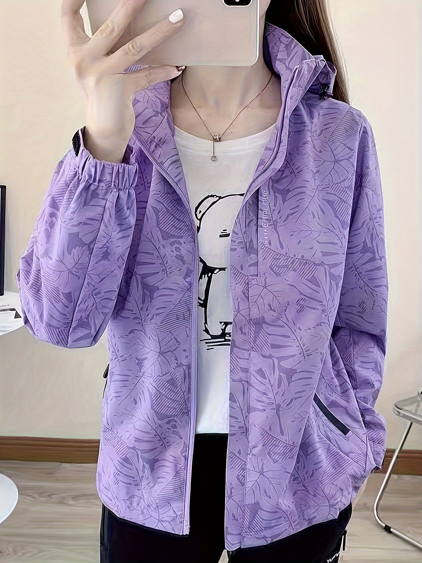 Lenoir™ | Veste coupe-vent imprimée