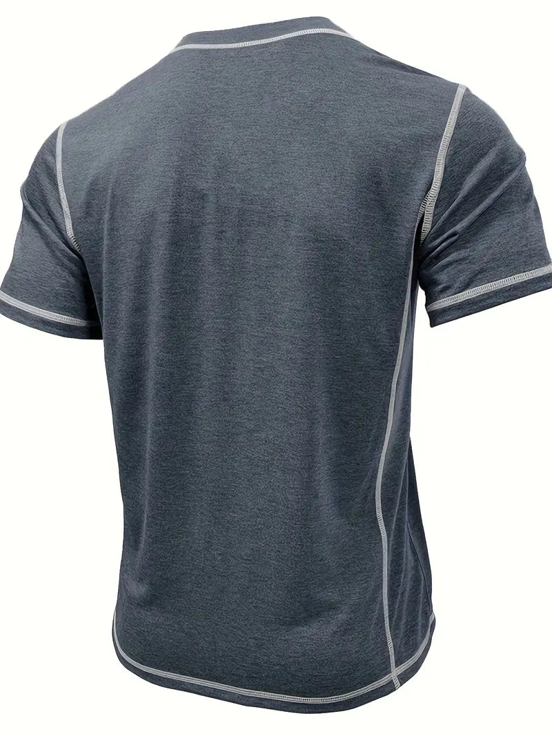 Lenoir™ | T-shirt à manches courtes boutonné