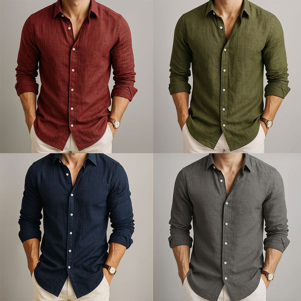 Lenoir™ | Chemise en lin essentielle – Édition spéciale