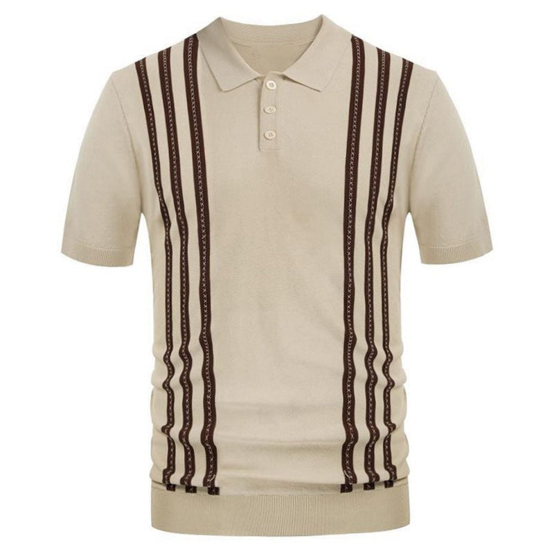 Lenoir™ | Polo décontracté rayé