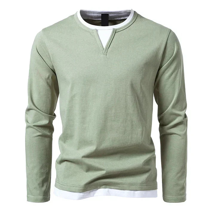 Lenoir™ | Premium T-shirt à manches longues en coton peigné