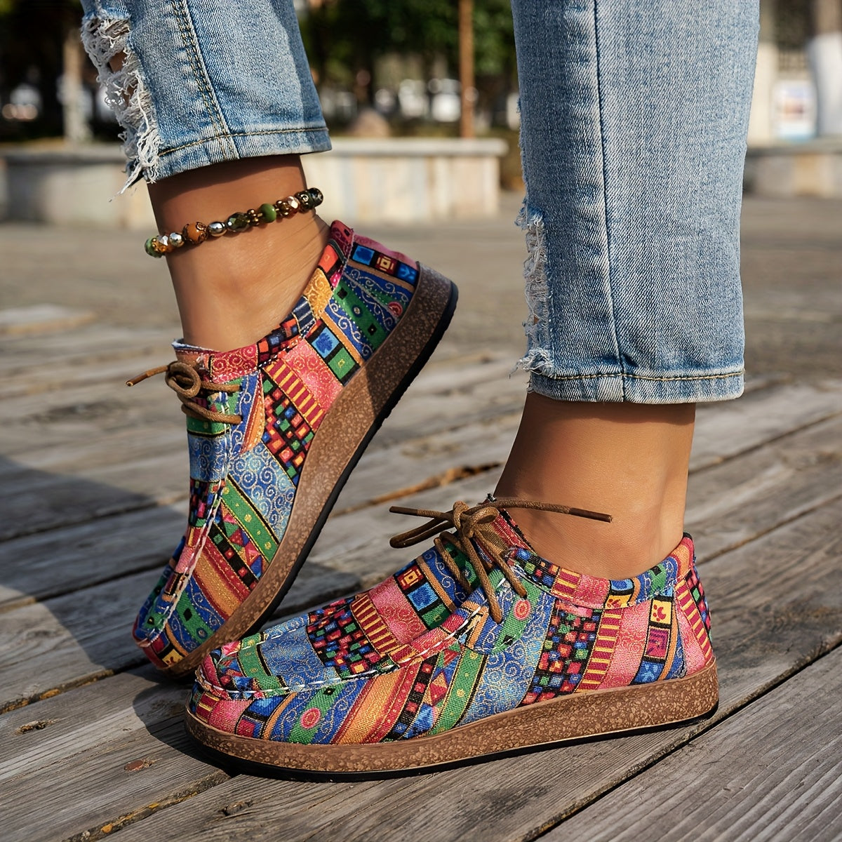 Lenoir™ | Chaussures rétro colorées pour femme