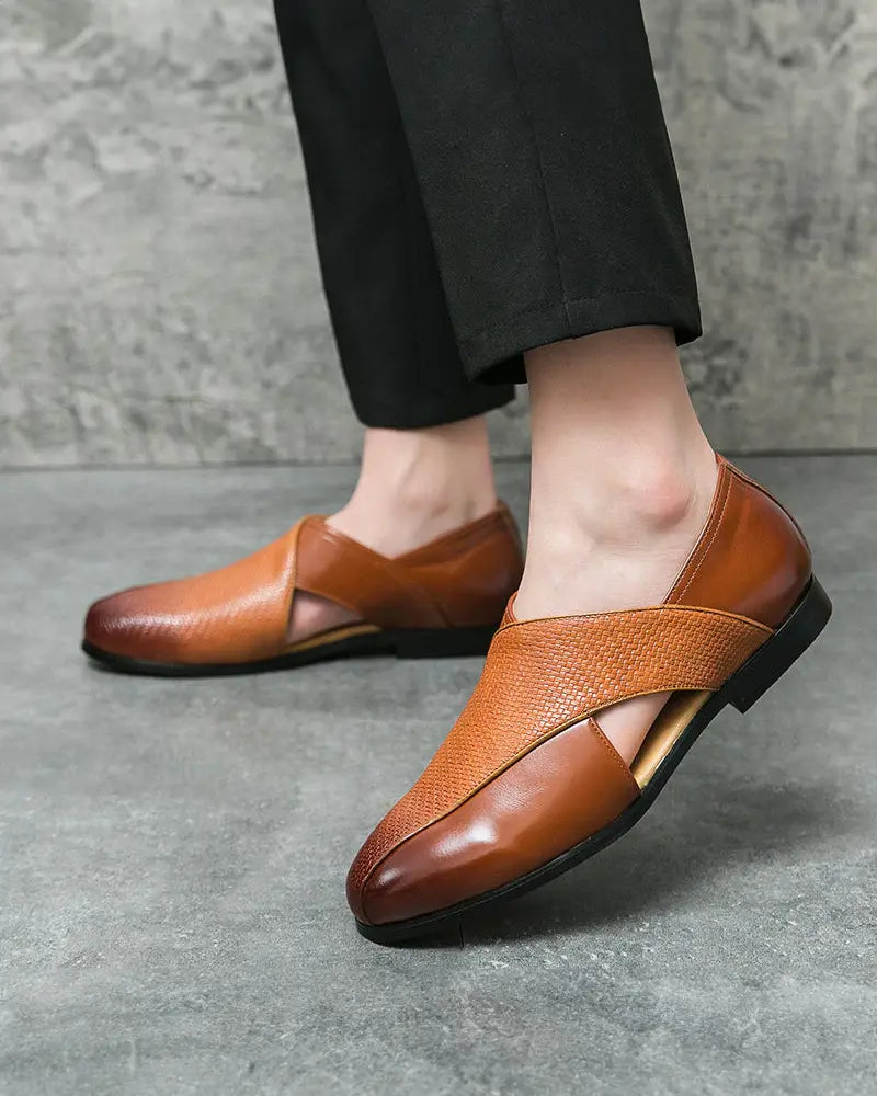 Lenoir™ | Mocassins en cuir véritable